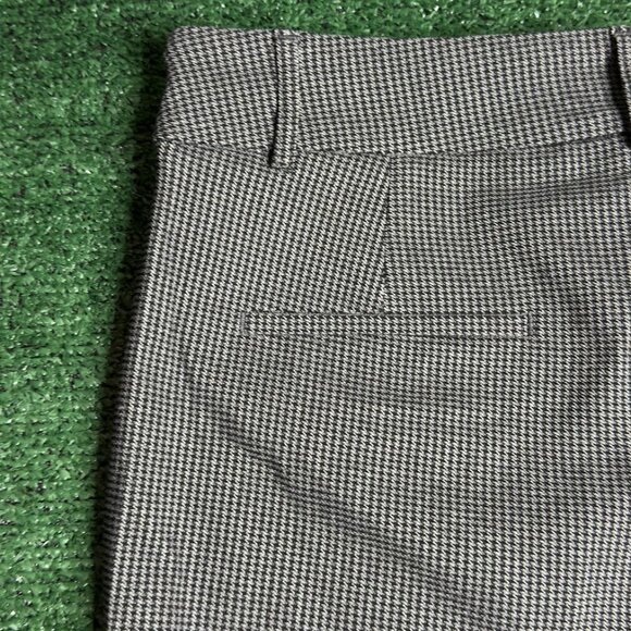Hilary Radley High Rise Pull-On Plaid Stretch Pants Women’s Size L Black NWT  Up - Picture 15 of 16